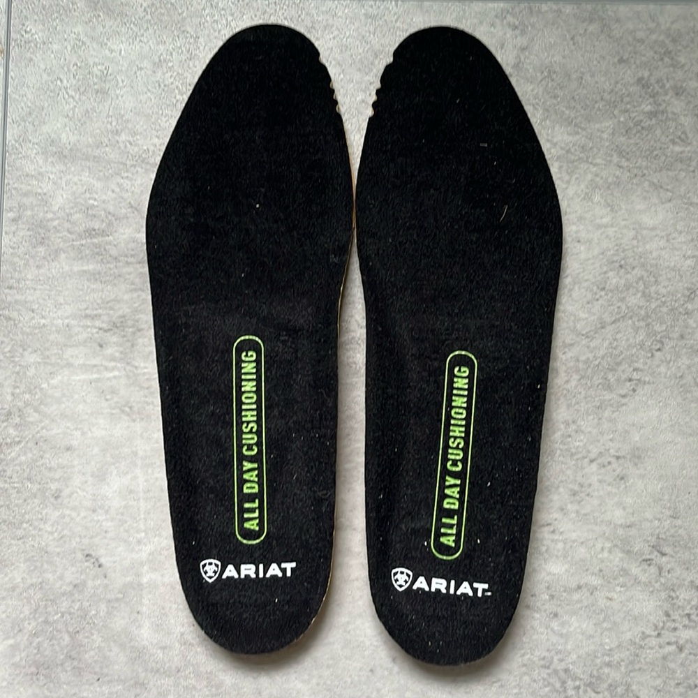 Never used Ariat insoles. Have 2 pairs.